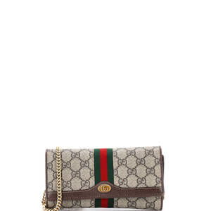 Gucci Ophidia Chain Wallet Gg Coated #240413G96B